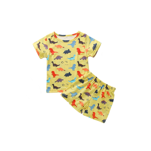 2pcs Kids girl Pajamas Set in Summer Kids  cartoon patterns Pajama Kids Sleepwear boy pajama sets