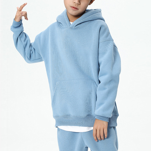Blank Fashion  Kids Hoodie Sweatshirts  Plus Fleece Plain Boys Hoodies