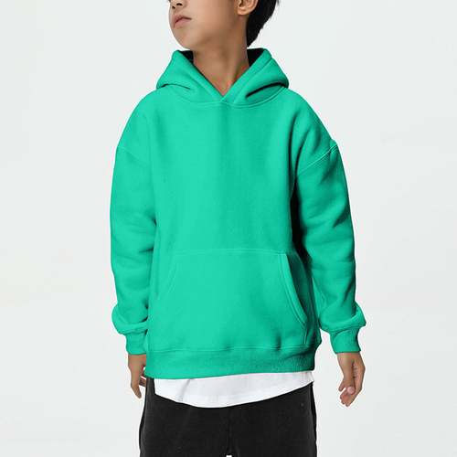 Blank Fashion  Kids Hoodie Sweatshirts  Plus Fleece Plain Boys Hoodies