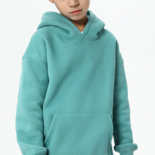 Blank Fashion  Kids Hoodie Sweatshirts  Plus Fleece Plain Boys Hoodies
