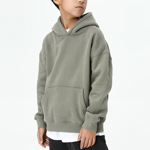 Blank Fashion  Kids Hoodie Sweatshirts  Plus Fleece Plain Boys Hoodies