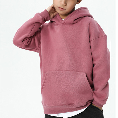 Blank Fashion  Kids Hoodie Sweatshirts  Plus Fleece Plain Boys Hoodies