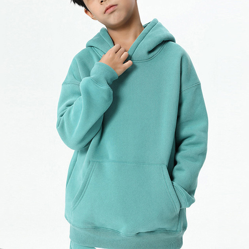 Blank Fashion  Kids Hoodie Sweatshirts  Plus Fleece Plain Boys Hoodies