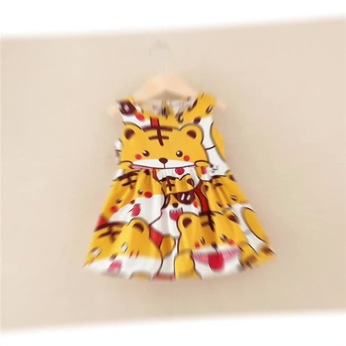 Thailand Style Summer 1-5 Years Baby Girl Cheap Floral Infant Flower Power Casual Loose Dresses Kids Clothes