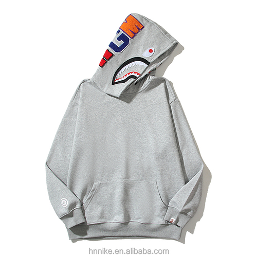 Original edition bathing ape shark camo zip up streetwear outfit hip hop Sweatshirt men women unisex bapes hoodie