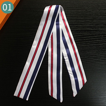 Horse Belt New Twill Silk Scarf Women's Neck Hair Decorate Luxury long Scarf Outdoor Soft Small Headband Lady