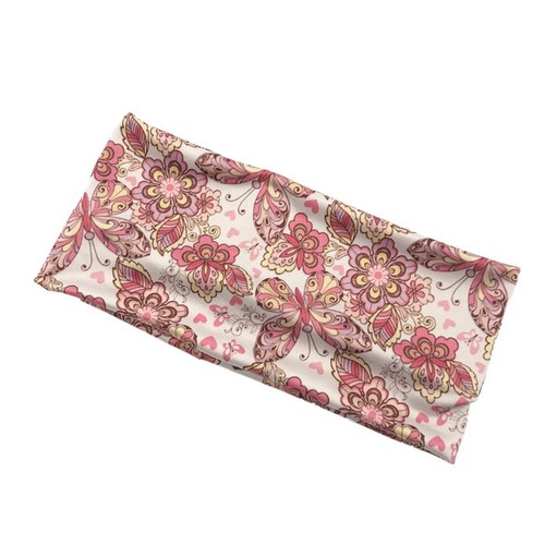 New Women's Striped Floral Sun Moon Star Yoga Sports Wide Headband