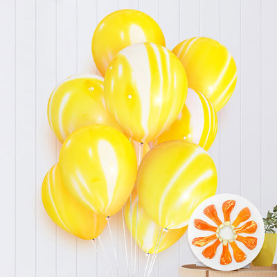 12 Inch Cloudy Tie Marble Latex Round Balloons Decoration Supplies Dye Assorted Colour Globos Agate for Wedding Birthday