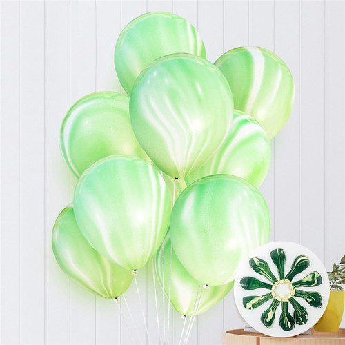 12 Inch Cloudy Tie Marble Latex Round Balloons Decoration Supplies Dye Assorted Colour Globos Agate for Wedding Birthday