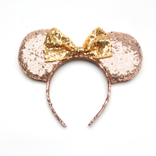 Glitter Party Princess Decoration Cosplay Birthday Mice Sequin Ears Headbands for Kids Girls Women
