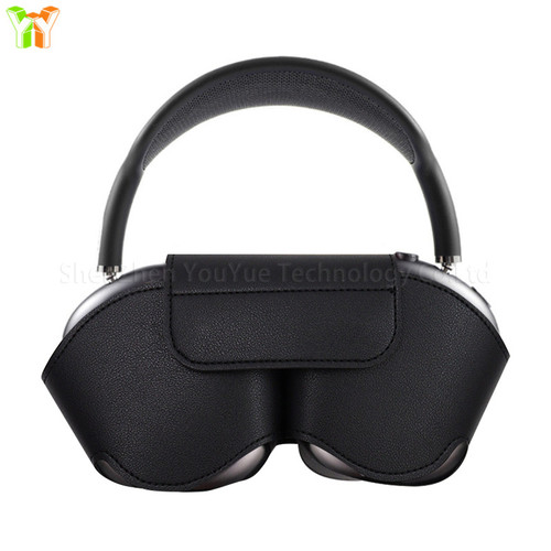 YY Ready to Ship Pu Leather Earbuds Case Headphone Organizer Earphone Protective Case Cover for Airpods Max
