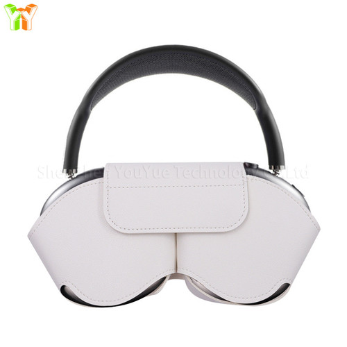 YY Ready to Ship Pu Leather Earbuds Case Headphone Organizer Earphone Protective Case Cover for Airpods Max