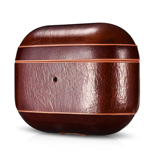 2020 New Arrivals Airpods Case Earphones Real Leather Protective Cover Charging Headphones Case For Apple Airpods pro