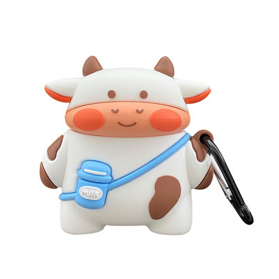 3D Cartoon Cute Wireless Earphone Case Silicone Charging Headphones Case Protective Cover Baby Yoda Case for AirPods 1 2