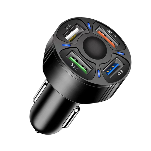 QC 3.0 4 Port USB Cargadores De Celulares Carga Rapida Carregador Celular Cellular Adapter Mobile Phone Charger Fast Car