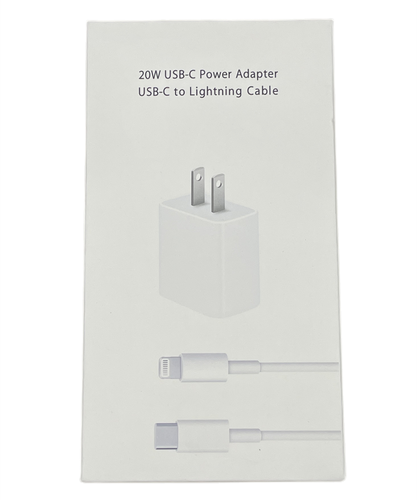  20W PD Fast Charger EU Plog for iPhone Charger Set with Fast Charging Cable Mobile Phone Charger with  