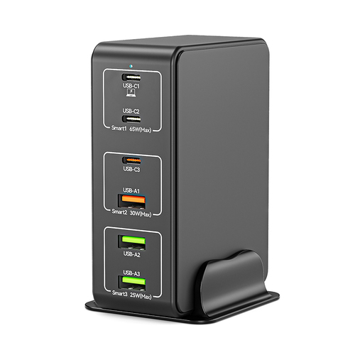 6-port Multifunctional 120W high power charger PD 65W fast charging USB multi-port mobile phone computer charger chargin