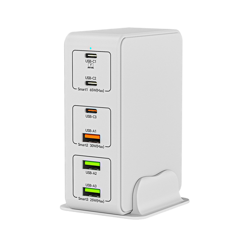 6-port Multifunctional 120W high power charger PD 65W fast charging USB multi-port mobile phone computer charger chargin