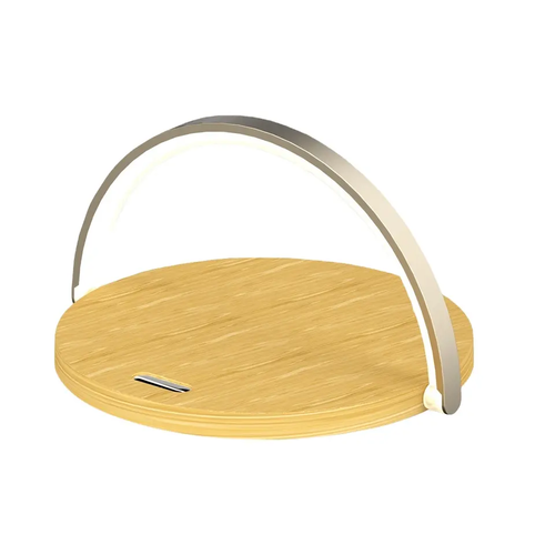 Office Home Use LED night light Fast charging mobile phone wireless charger accessories