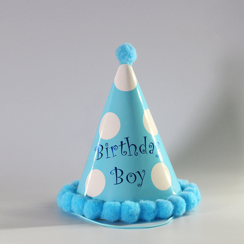 Newest selling multi color stitching izable pattern printing topper rainbow party birthday hat