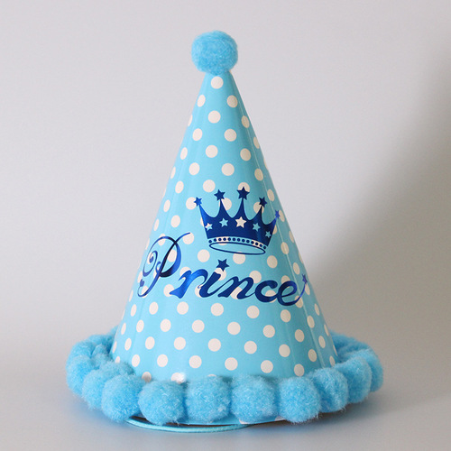 Newest selling multi color stitching izable pattern printing topper rainbow party birthday hat