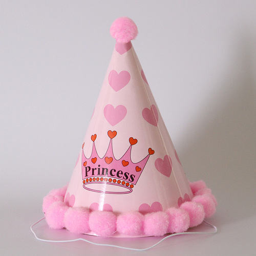 Newest selling multi color stitching izable pattern printing topper rainbow party birthday hat