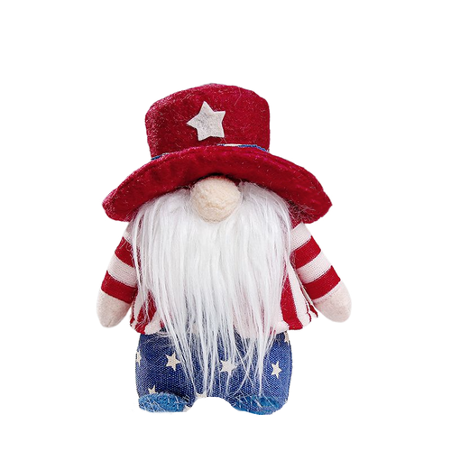 Cute Christmas Faceless Doll Striped Star Hooded Figure Window Party Props Home Decor 
