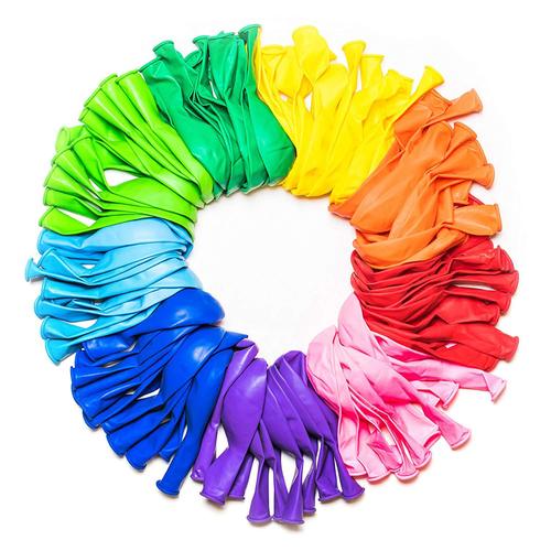 12 inch balloon set rainbow color party balloon decoration latex helium floating air ball