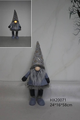 Christmas Gnome Elf Doll Xmas Home Party Gift Decoration Plush Cloth Handmade Christmas Gnome With Flexible Hat