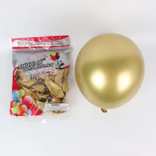18 Inch Chrome Party Supplies Balloon Gold Balloons Globos Metalicos Latex Birthday Metallic Balloon Party Decorations