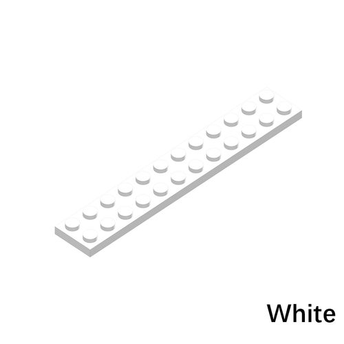  MOC Plate 2 x 12 Bricks NO.2445 Abs Plastic Educational Accessories Parts building blocks toy For Kid