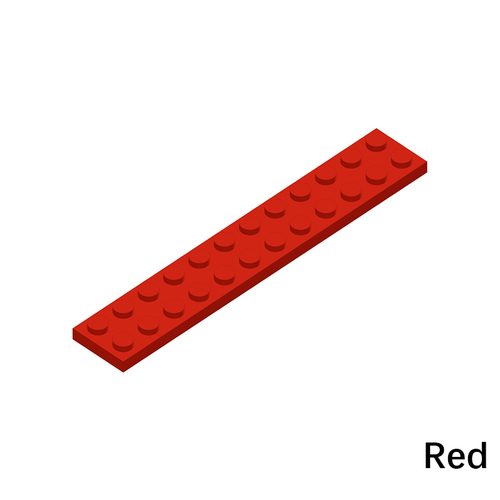  MOC Plate 2 x 12 Bricks NO.2445 Abs Plastic Educational Accessories Parts building blocks toy For Kid