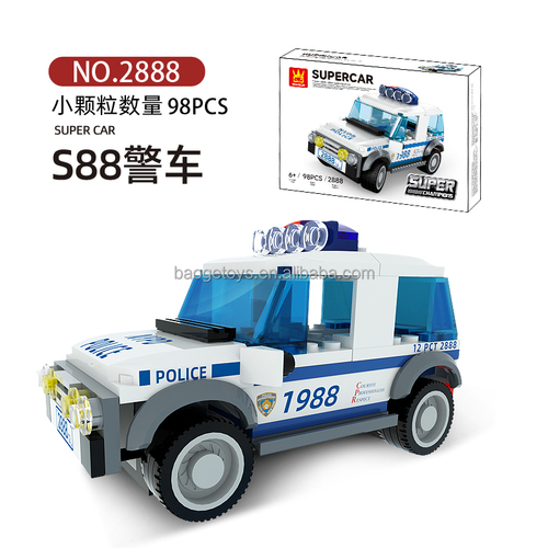 Wange No.2632 patrol car building blocks toys for kids legosing city swat team police brick