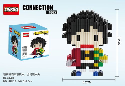 Japan Anime Kamado Tanjirou Nezuko Sword Zenitsu Connection Magic Mini Bricks Toys Building Blocks Demon Slayer Figures