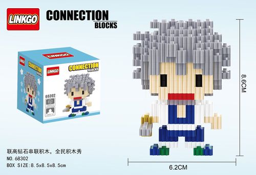 Japan Anime Kamado Tanjirou Nezuko Sword Zenitsu Connection Magic Mini Bricks Toys Building Blocks Demon Slayer Figures