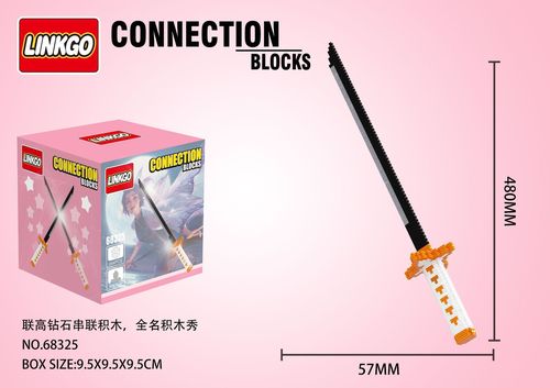 Japan Anime Kamado Tanjirou Nezuko Sword Zenitsu Connection Magic Mini Bricks Toys Building Blocks Demon Slayer Figures