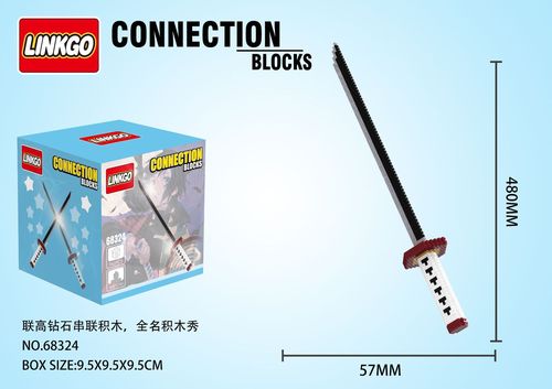 Japan Anime Kamado Tanjirou Nezuko Sword Zenitsu Connection Magic Mini Bricks Toys Building Blocks Demon Slayer Figures