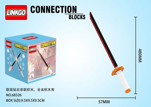 Japan Anime Kamado Tanjirou Nezuko Sword Zenitsu Connection Magic Mini Bricks Toys Building Blocks Demon Slayer Figures