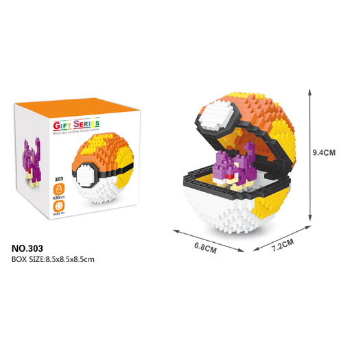Cartoon Series Fairy Ball Building Blocks set kids plastic building blocks assembly toys for children