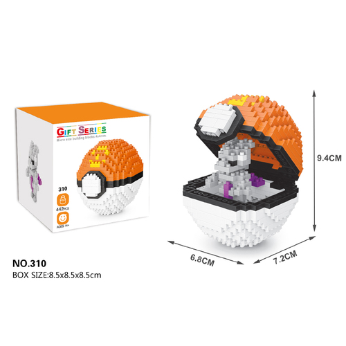 Cartoon Series Fairy Ball Building Blocks set kids plastic building blocks assembly toys for children