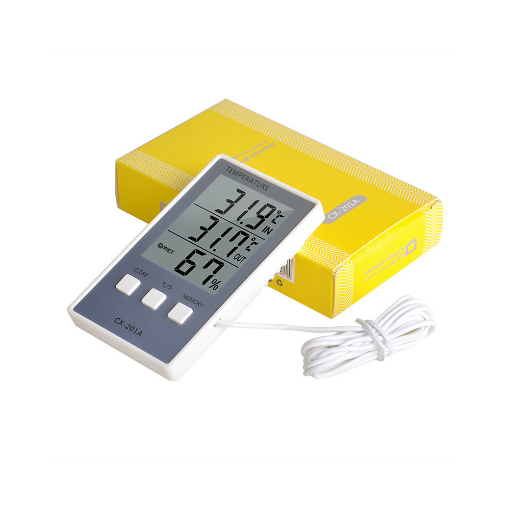 Refrigerator Thermometer Digital LCD Display Freezer Room Fridge Thermometer for Home Restaurants Bars