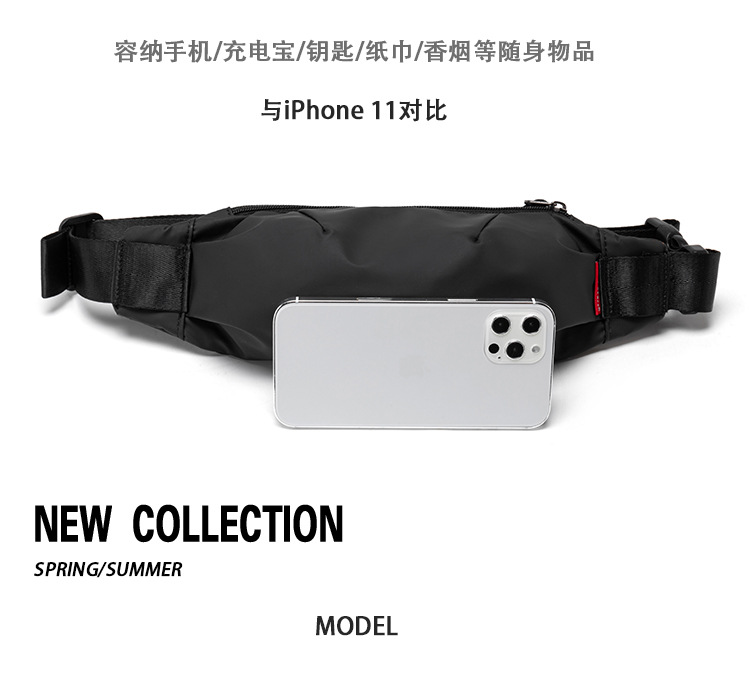 Sling Bag Small Backpack Men Waterproof Crossbody Bag Anti Theft Chest Backpack Travel Shoulder Bag