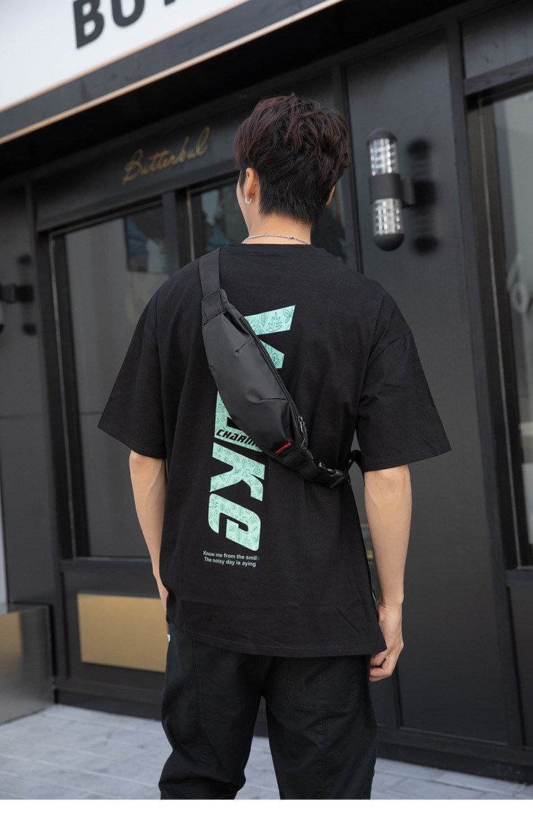 Sling Bag Small Backpack Men Waterproof Crossbody Bag Anti Theft Chest Backpack Travel Shoulder Bag