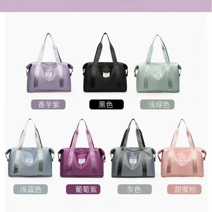 New waterproof travel sport travel bag fitness duffel gym bag with shoe compartment