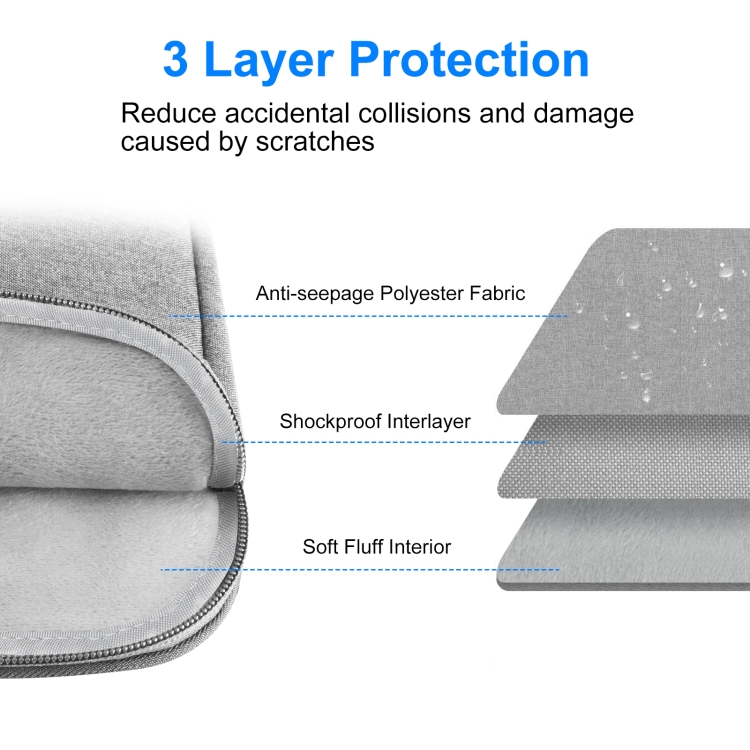 New 16Inch Briefcase Shoulder Bag Water Repellent Laptop Bag For Men Women