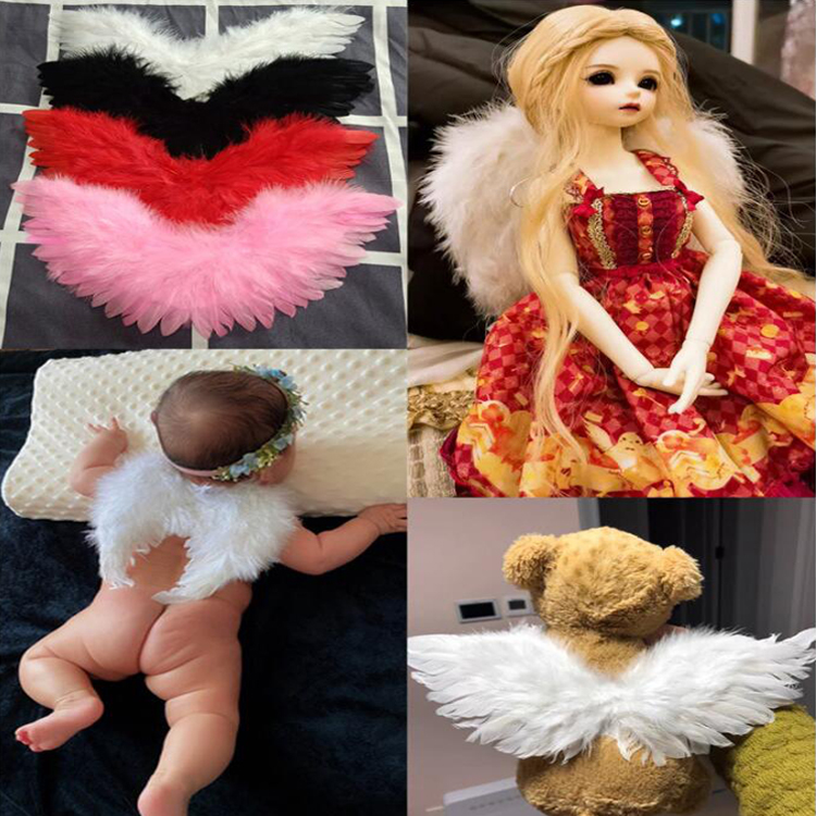 Wide Angel Fairy Feather Wings Girls Angel Costume for Christmas Kids Boy Nativity Dress up Props Fancy Cosplay Party De