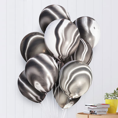 12 Inch Cloudy Tie Marble Latex Round Balloons Decoration Supplies Dye Assorted Colour Globos Agate for Wedding Birthday