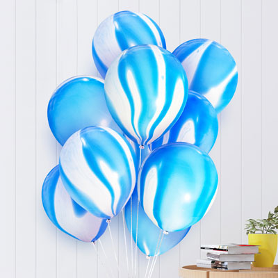 12 Inch Cloudy Tie Marble Latex Round Balloons Decoration Supplies Dye Assorted Colour Globos Agate for Wedding Birthday