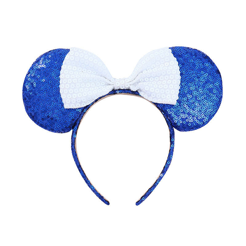 Glitter Party Princess Decoration Cosplay Birthday Mice Sequin Ears Headbands for Kids Girls Women