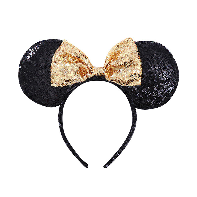 Glitter Party Princess Decoration Cosplay Birthday Mice Sequin Ears Headbands for Kids Girls Women
